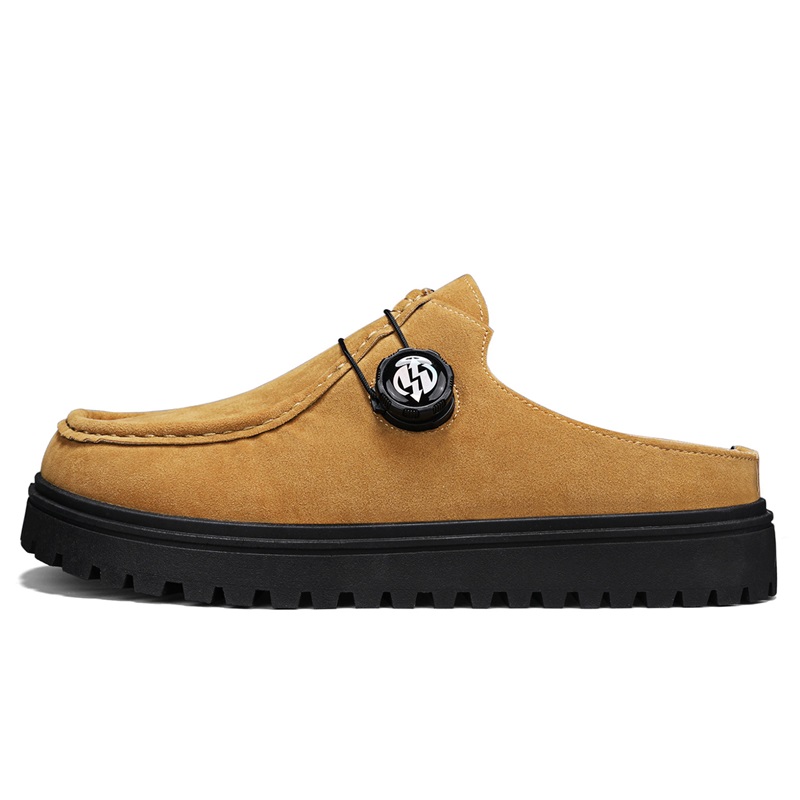 Тихие сандалии с закрытым носком для мужчин HUANAI, Yellow 
Тихие сандалии с закрытым носком для мужчин HUANAI, Yellow