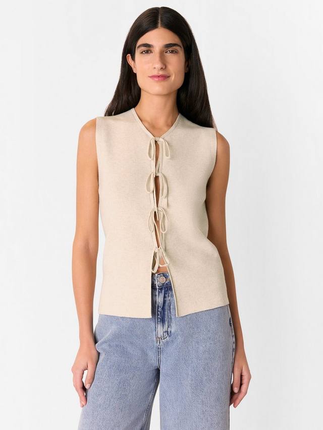 Топ с завязкой спереди Whistles, Oatmeal
Топ с завязкой спереди Whistles, Oatmeal