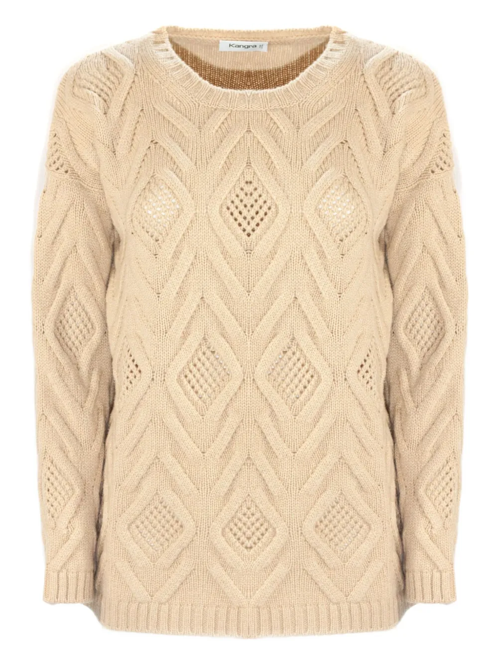 Свитер с ромбовидным узором Kangra, нейтральный
Свитер с ромбовидным узором Kangra, нейтральный