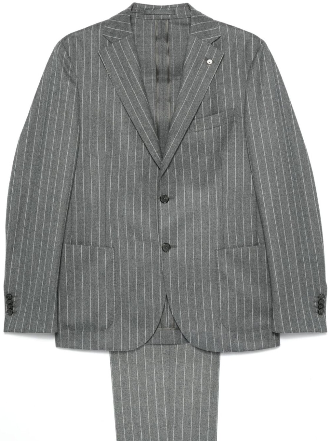 Костюм в тонкую полоску LUIGI BIANCHI MANTOVA, серый
Костюм в тонкую полоску LUIGI BIANCHI MANTOVA, серый