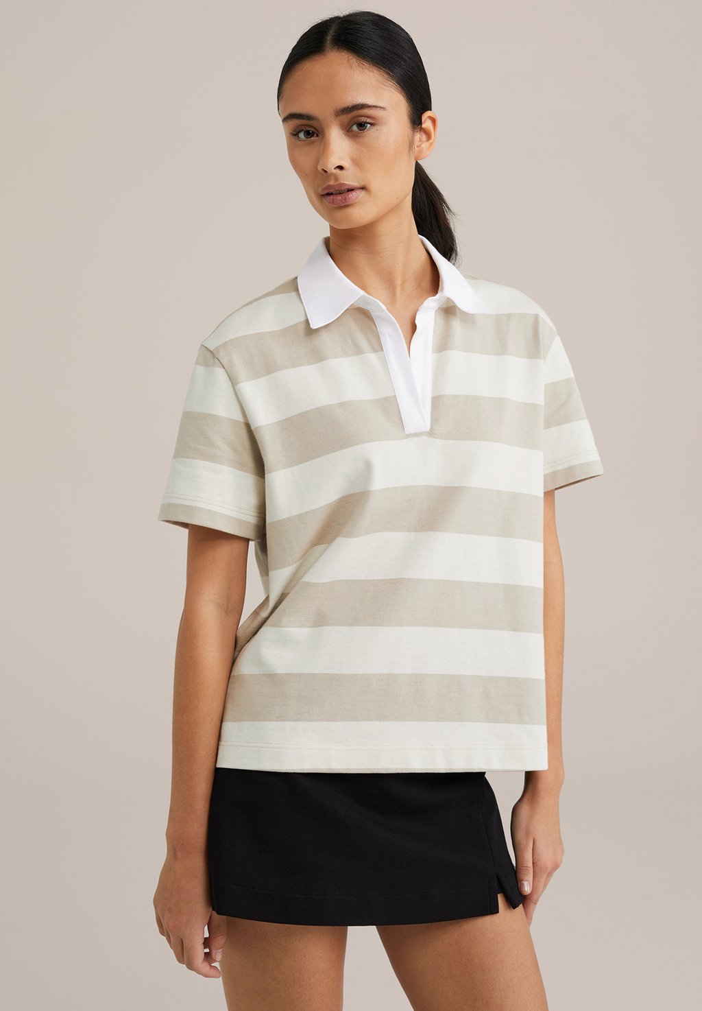 Рубашка поло WE Fashion, бежевый
Рубашка поло WE Fashion, бежевый