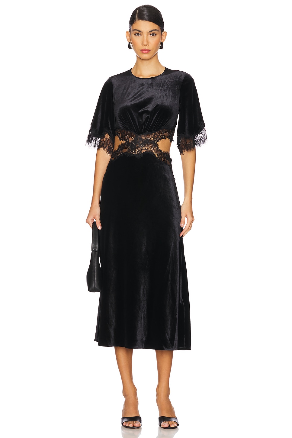 Платье велае Ba&Sh, цвет noir 
Платье велае Ba&Sh, цвет noir