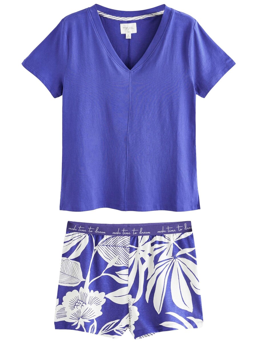 Короткий пижамный комплект Next, цвет Cobalt blue
Короткий пижамный комплект Next, цвет Cobalt blue