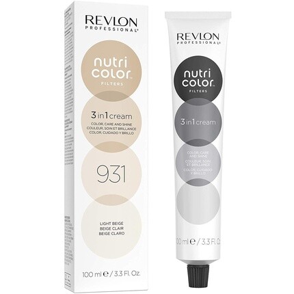 Профессиональные тонирующие фильтры Nutri Color 931 Светло-бежевый 100 мл, Revlon
Профессиональные тонирующие фильтры Nutri Color 931 Светло-бежевый 100 мл, Revlon