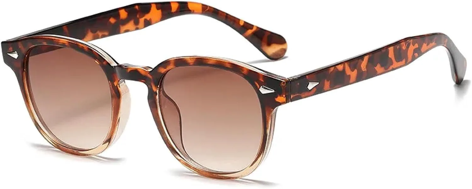 Винтажные круглые солнцезащитные очки с заклепками для женщин и мужчин, ретро-очки для вождения, леопардовый принт, защита от УФ-излучения UV400 VFDHN, Leopardtea Tea
Винтажные круглые солнцезащитные очки с заклепками для женщин и мужчин, ретро-очки для вождения, леопардовый принт, защита от УФ-излучения UV400 VFDHN, Leopardtea Tea