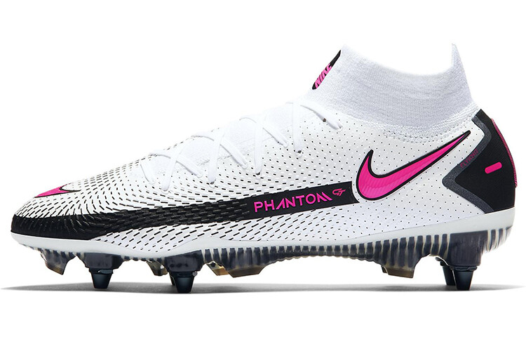 Футбольные бутсы Phantom GT мужские, среднего размера, белые/черные/розовые Nike
Футбольные бутсы Phantom GT мужские, среднего размера, белые/черные/розовые Nike