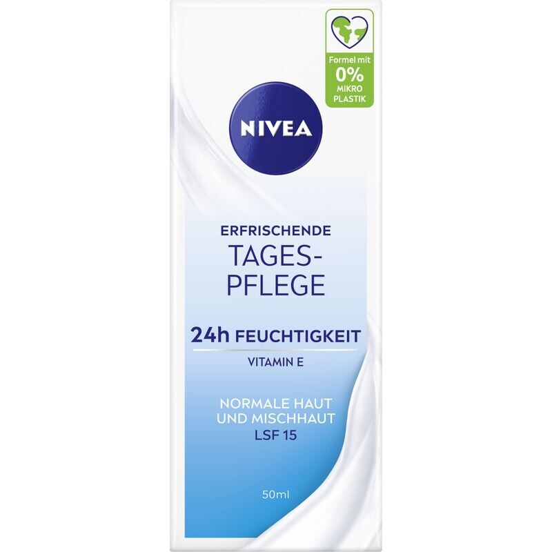 Nivea Освежающий дневной уход 24 часа Увлажнение NIVEA, 50 ml
Nivea Освежающий дневной уход 24 часа Увлажнение NIVEA, 50 ml