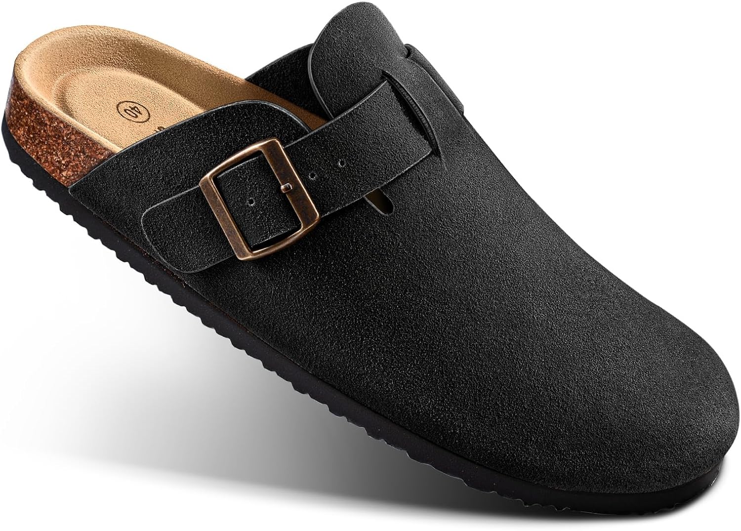 Сабо, мюли, сандалии, обувь типа «картофельная доска» BULLIANT для мужчин и женщин, верх из замши с флисовой подкладкой, стелька из пробки с амортизацией из пеноматериала с эффектом памяти, черный
Сабо, мюли, сандалии, обувь типа «картофельная доска» BULLIANT для мужчин и женщин, верх из замши с флисовой подкладкой, стелька из пробки с амортизацией из пеноматериала с эффектом памяти, черный