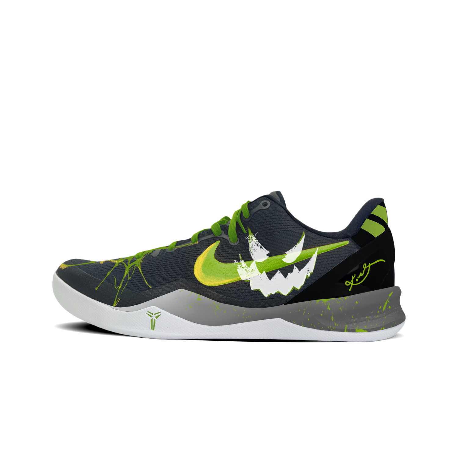 Nike Кроссовки Kobe 8 Cushioning Low top баскетбольные Unisex черные зеленые желтые
Nike Кроссовки Kobe 8 Cushioning Low top баскетбольные Unisex черные зеленые желтые
