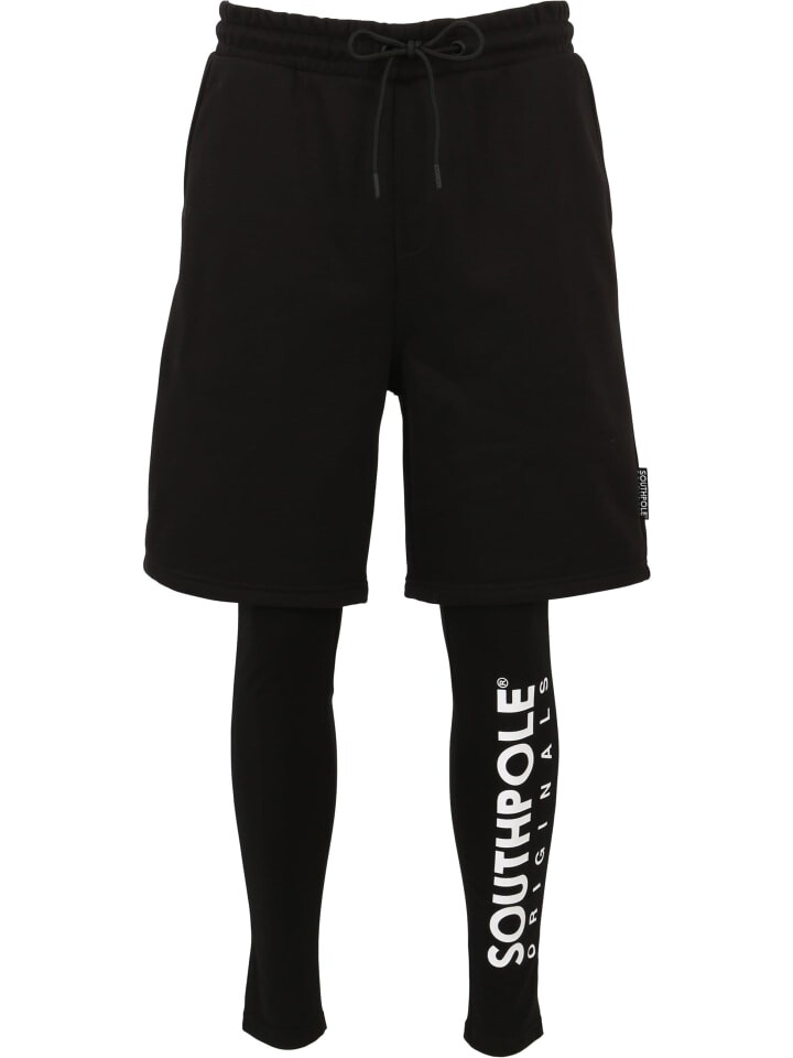 Тканевые шорты Southpole, черный
Тканевые шорты Southpole, черный