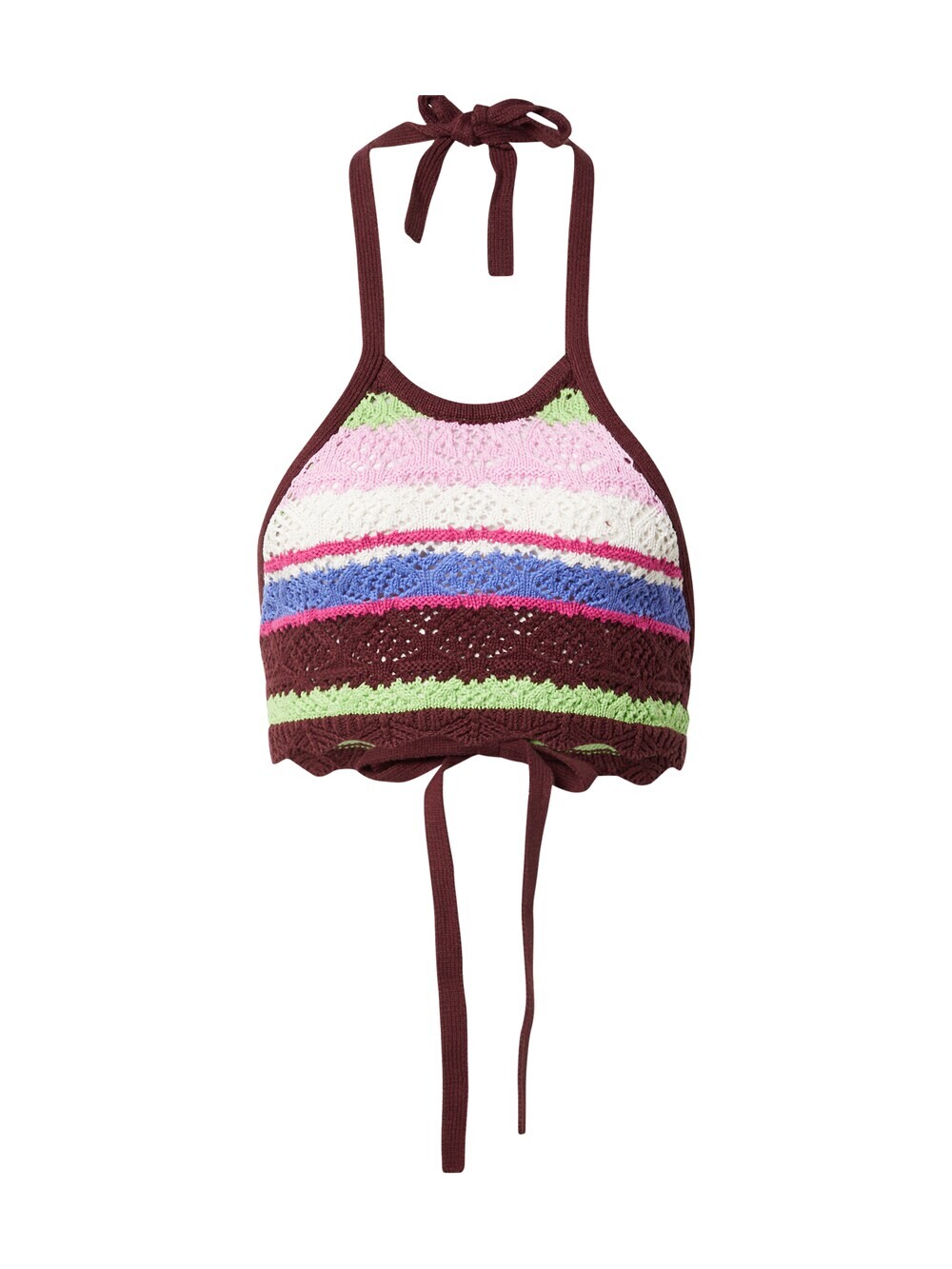 Вязаный топ Monki, разноцветный
Вязаный топ Monki, разноцветный