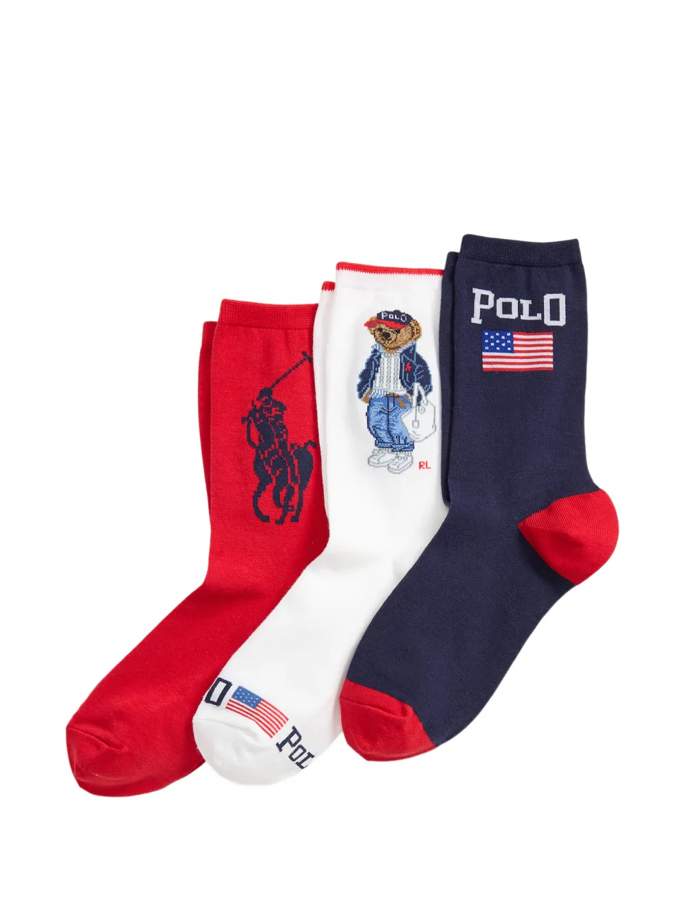 Носки с вышитым логотипом (набор из трех пар) Polo Ralph Lauren, синий
Носки с вышитым логотипом (набор из трех пар) Polo Ralph Lauren, синий