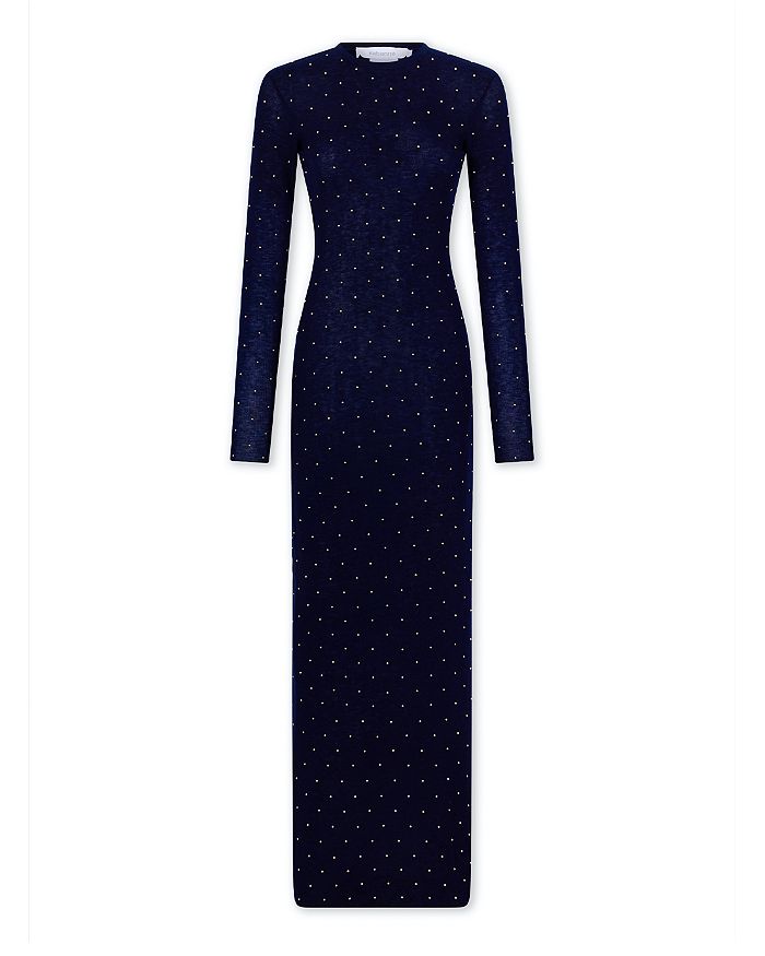 Шерстяное макси-платье с шипами Rabanne, синий
Шерстяное макси-платье с шипами Rabanne, синий