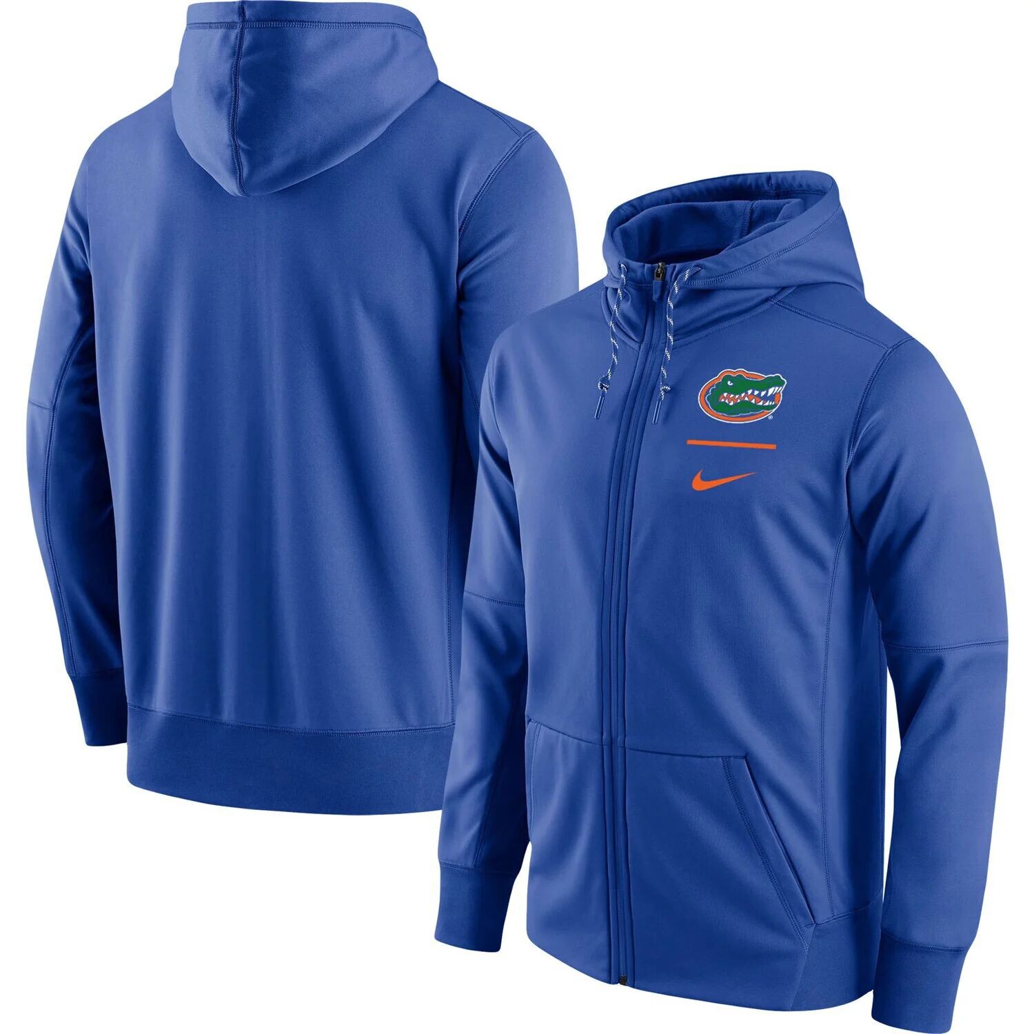 Мужская толстовка с молнией во всю длину и логотипом Royal Florida Gators Stack Performance Nike
Мужская толстовка с молнией во всю длину и логотипом Royal Florida Gators Stack Performance Nike