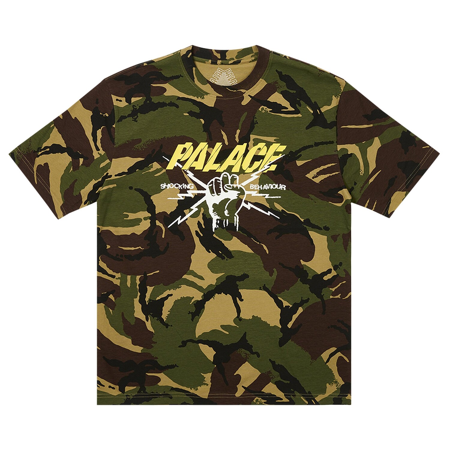 Футболка Palace Shocking Behavior Woodland Camo
Футболка Palace Shocking Behavior Woodland Camo