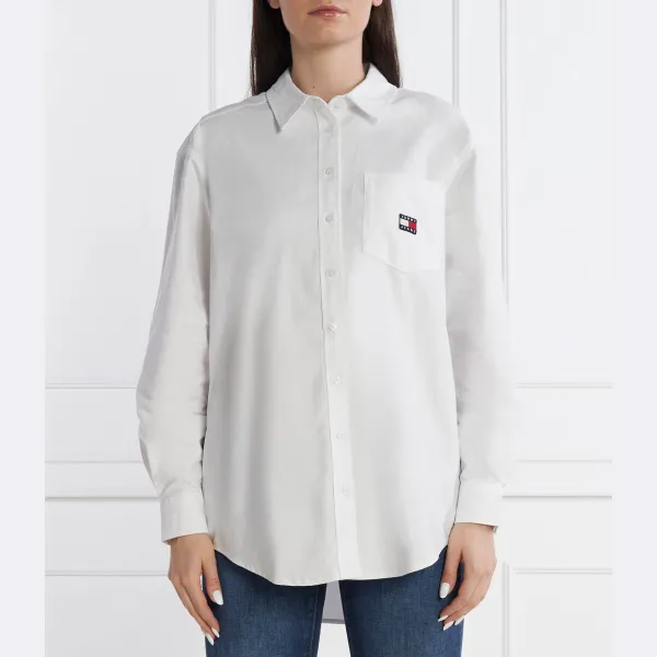 Футболка бойфренда со значком Tjw Рубашка бойфренда Tommy Hilfiger, белый
Футболка бойфренда со значком Tjw Рубашка бойфренда Tommy Hilfiger, белый