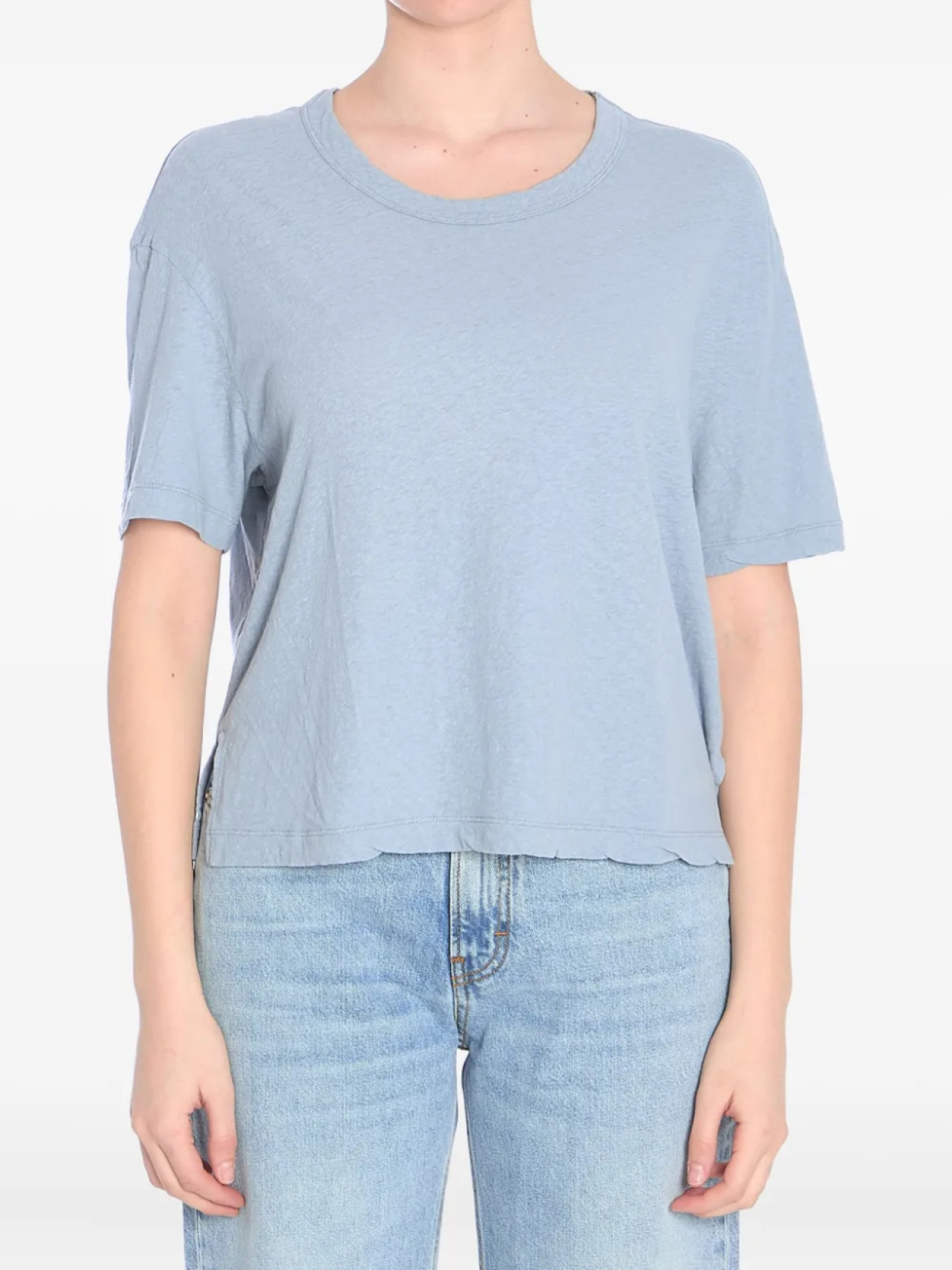 Укороченная футболка James Perse, синий
Укороченная футболка James Perse, синий