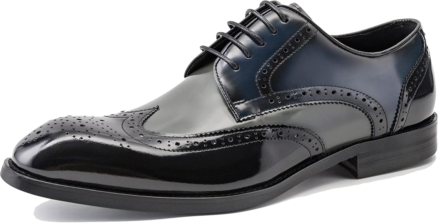Мужские черные кожаные оксфорды WKNBEU, деловые туфли с крылышками, классические формальные кожаные туфли на шнуровке для свадьбы, выпускного или вечеринки, синие- US6-6.5 / UK5-5.5 / EU38
Мужские черные кожаные оксфорды WKNBEU, деловые туфли с крылышками, классические формальные кожаные туфли на шнуровке для свадьбы, выпускного или вечеринки, синие- US6-6.5 / UK5-5.5 / EU38