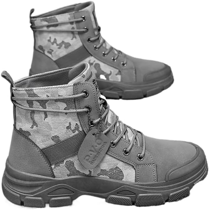 Мужские ботинки Qacksv с середины голени, походные ботинки для активного отдыха, военные тактические ботинки для мужчин, удобные, прочные с противоскользящей подошвой, серый
Мужские ботинки Qacksv с середины голени, походные ботинки для активного отдыха, военные тактические ботинки для мужчин, удобные, прочные с противоскользящей подошвой, серый