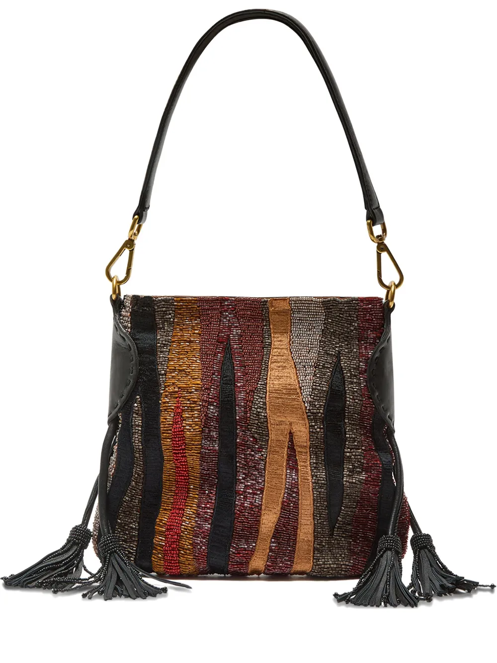 Сумка на плечо с кисточками Maliparmi, коричневый
Сумка на плечо с кисточками Maliparmi, коричневый