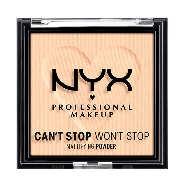 Матирующие пудры Can't Stop Won't Stop Mattifying Powder Nyx Professional Make Up, цвет light
Матирующие пудры Can't Stop Won't Stop Mattifying Powder Nyx Professional Make Up, цвет light