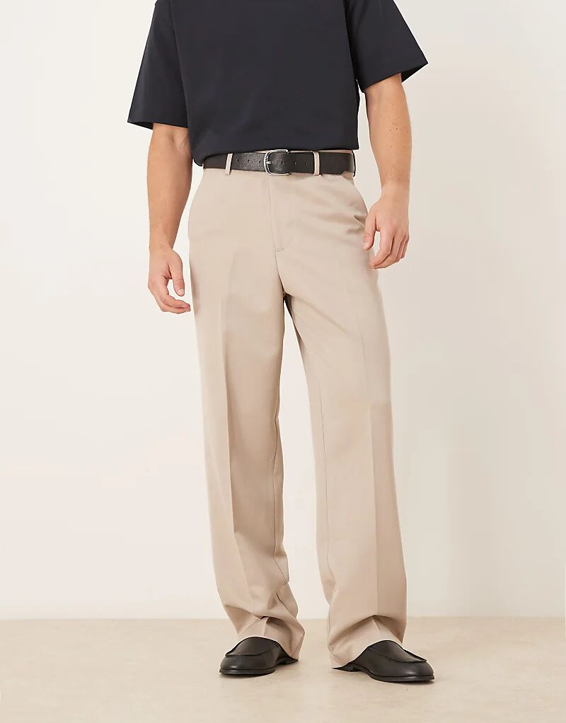 Элегантные широкие брюки ASOS DESIGN цвета «песок»
Элегантные широкие брюки ASOS DESIGN цвета «песок»