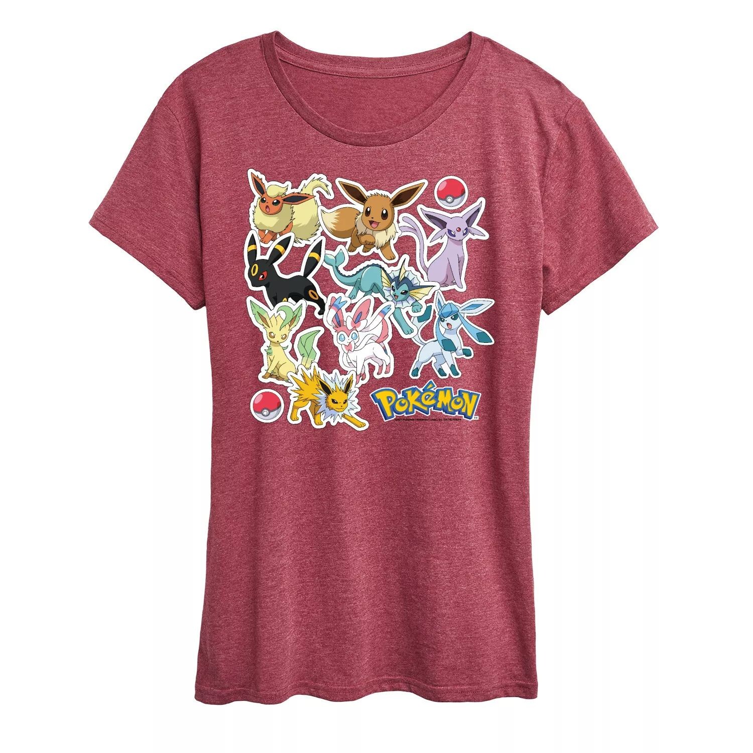 Женская футболка с графическими наклейками Pokemon Eevelution Licensed Character
Женская футболка с графическими наклейками Pokemon Eevelution Licensed Character