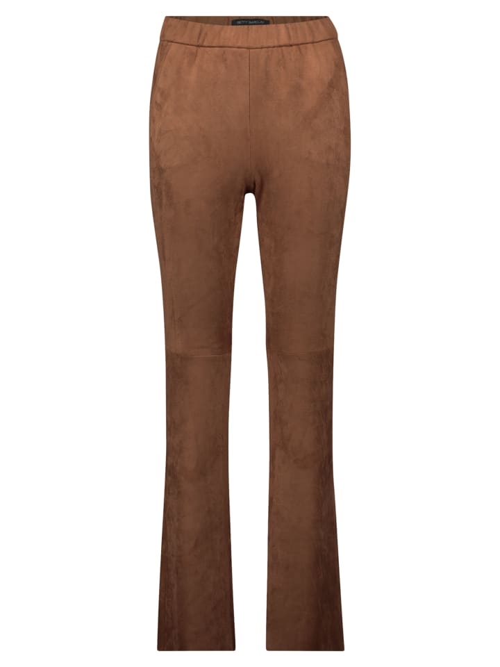 Betty Barclay Узкие брюки-бандо в классическом нугавом цвете
Betty Barclay Узкие брюки-бандо в классическом нугавом цвете