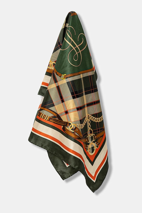 Шелковый шарф Luisa Spagnoli, зеленый
Шелковый шарф Luisa Spagnoli, зеленый