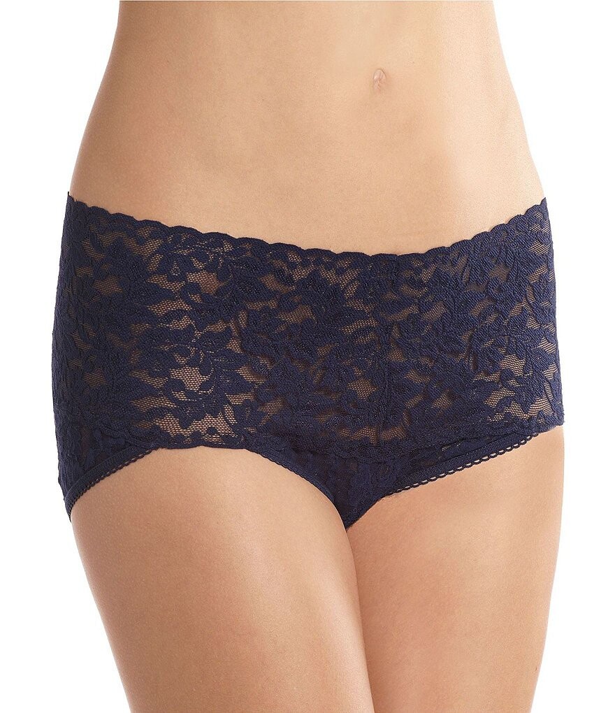 Фирменные кружевные трусики Hanky Panky с V-образным вырезом в стиле ретро Hanky Panky, синий
Фирменные кружевные трусики Hanky Panky с V-образным вырезом в стиле ретро Hanky Panky, синий