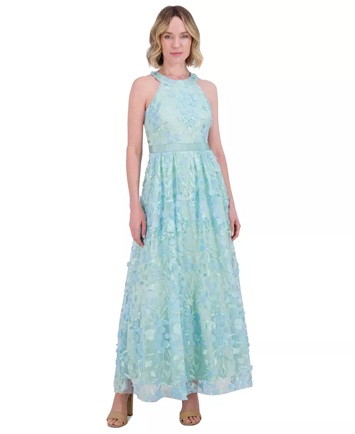 Миниатюрное платье-халат с 3D цветочными аппликациями на бретелях Eliza J, зеленый
Миниатюрное платье-халат с 3D цветочными аппликациями на бретелях Eliza J, зеленый