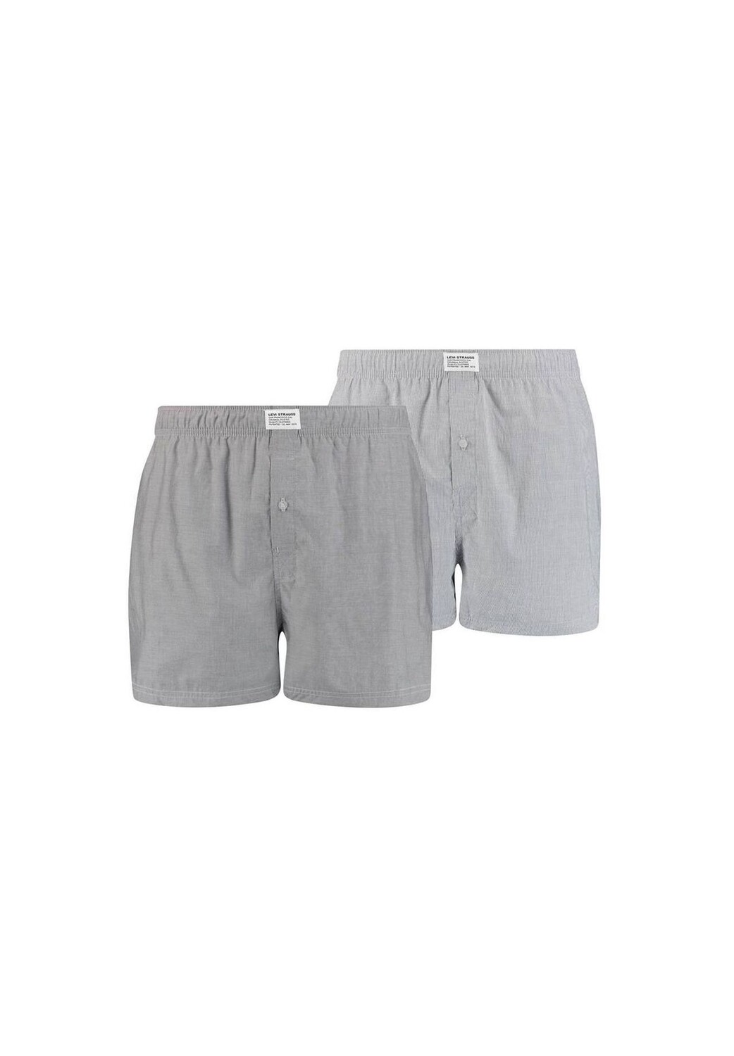 Мужские боксеры, 2 шт. – тканые шорты, хлопок, однотонные Levi's, серый
Мужские боксеры, 2 шт. – тканые шорты, хлопок, однотонные Levi's, серый