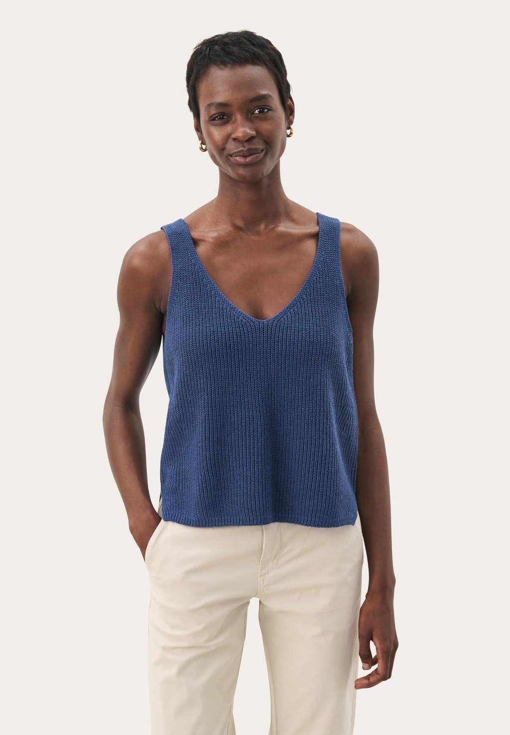 Топ REBECCA Part Two, синий 
Топ REBECCA Part Two, синий