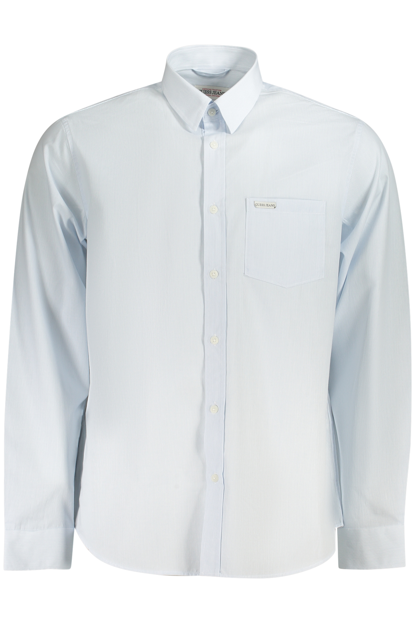 Рубашка мужская Guess Jeans с длинным рукавом и карманом, голубой
Рубашка мужская Guess Jeans с длинным рукавом и карманом, голубой