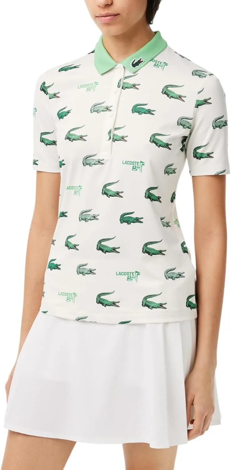 Женская поло Lacoste Sport Golf с принтом крокодила
Женская поло Lacoste Sport Golf с принтом крокодила