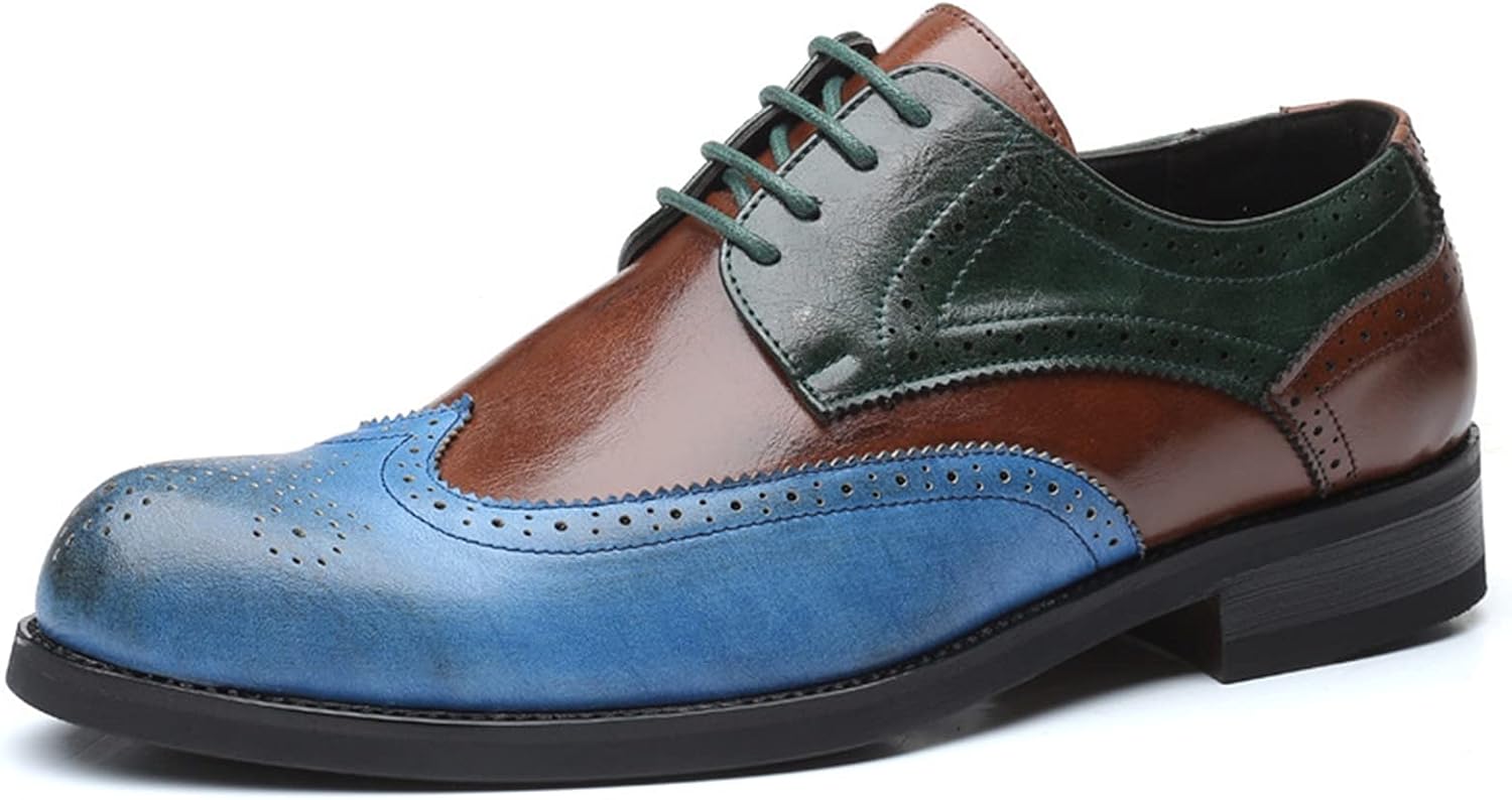 Классические оксфордские туфли для мужчин на шнуровке, двухцветные, с перфорацией, дерби, из искусственной кожи, на блочном каблуке, низкие, с резиновой подошвой и нескользящим покрытием Zuzala, синий
Классические оксфордские туфли для мужчин на шнуровке, двухцветные, с перфорацией, дерби, из искусственной кожи, на блочном каблуке, низкие, с резиновой подошвой и нескользящим покрытием Zuzala, синий