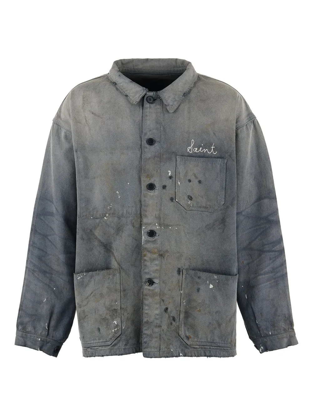 Рубашка с эффектом потертости SAINT MXXXXXX, серый
Рубашка с эффектом потертости SAINT MXXXXXX, серый