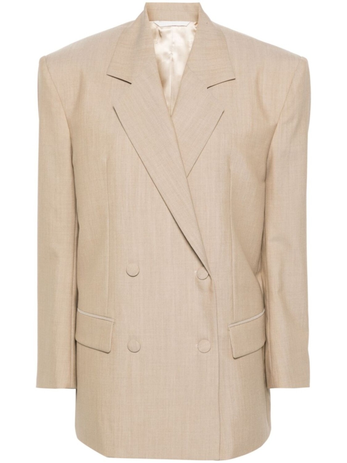 Givenchy двубортный шерстяной пиджак, нейтральный цвет
Givenchy двубортный шерстяной пиджак, нейтральный цвет