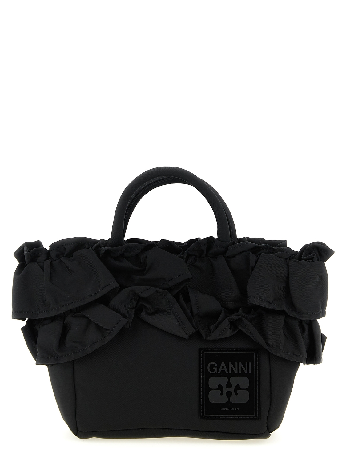 Сумка 'Mini Shopper Ruffle' GANNI, черный
Сумка 'Mini Shopper Ruffle' GANNI, черный