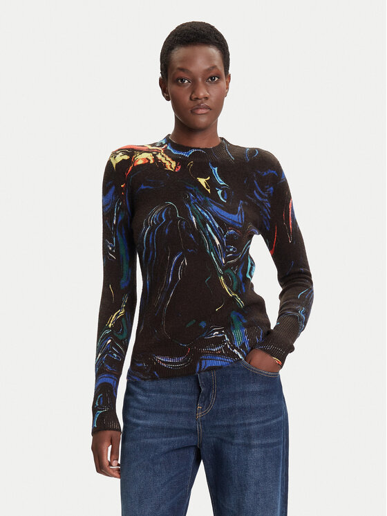 Свитер regular fit Butterfly Lacroix 25WWJF05 Desigual, чёрный
Свитер regular fit Butterfly Lacroix 25WWJF05 Desigual, чёрный