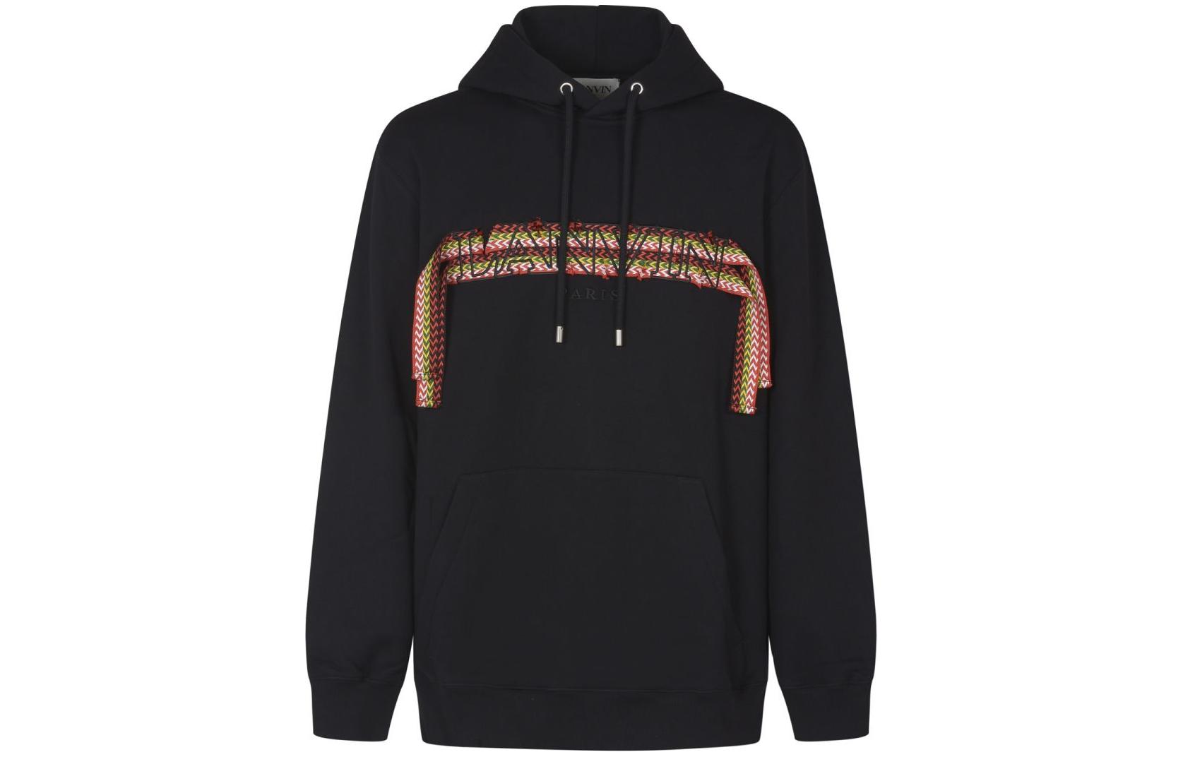 Хлопковый худи Curb Lanvin, черный
Хлопковый худи Curb Lanvin, черный