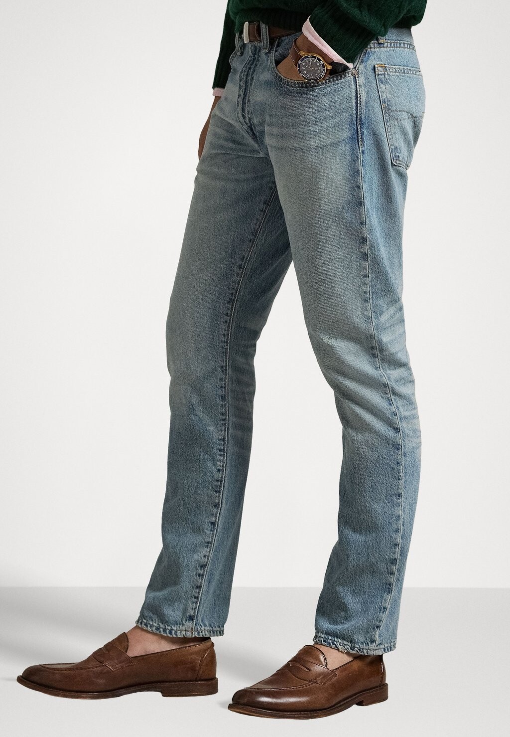Джинсы облегающего кроя PARKSIDE ACTIVE TAPER STRETCH JEAN Polo Ralph Lauren, светло-голубой деним
Джинсы облегающего кроя PARKSIDE ACTIVE TAPER STRETCH JEAN Polo Ralph Lauren, светло-голубой деним