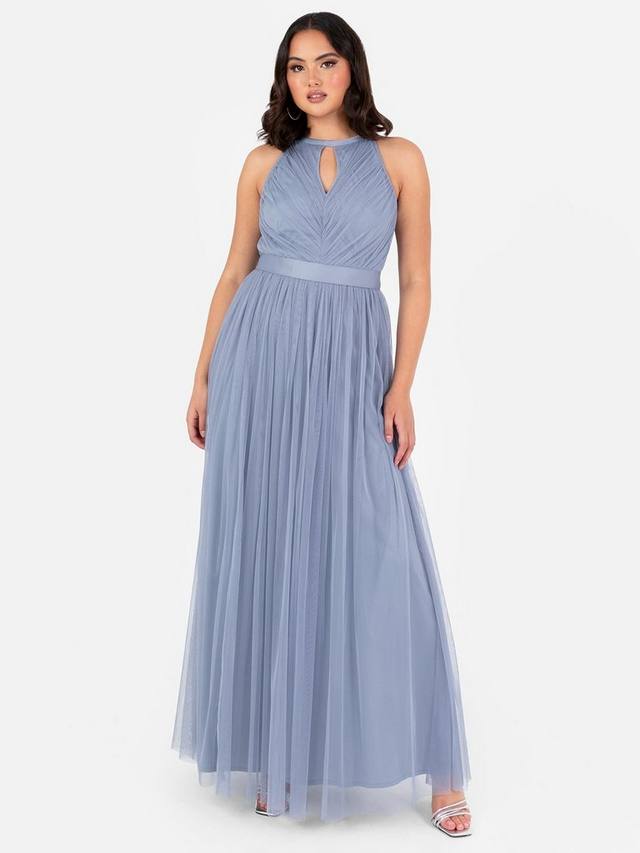 Макси-платье с поясом-кушаком на шее и завязкой на поясе Anaya With Love, цвет Slate Blue
Макси-платье с поясом-кушаком на шее и завязкой на поясе Anaya With Love, цвет Slate Blue