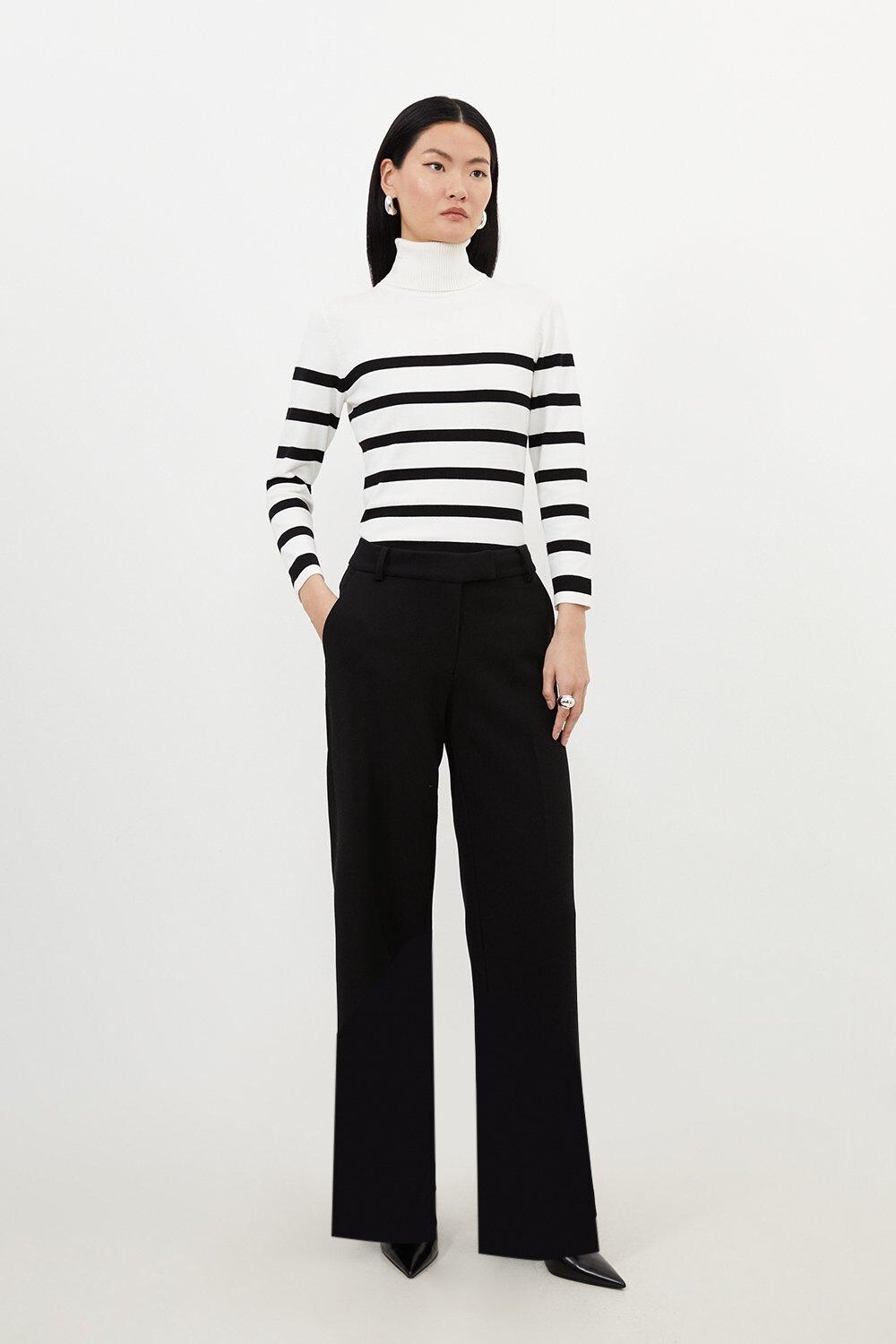 Индивидуальные брюки прямого кроя Karen Millen, черный
Индивидуальные брюки прямого кроя Karen Millen, черный