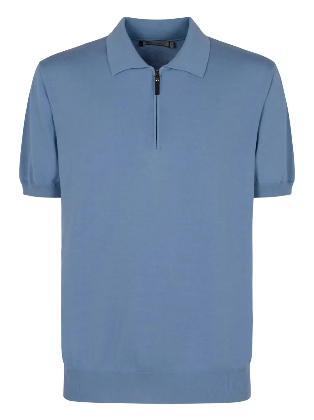 Рубашка поло на молнии Canali, синий
Рубашка поло на молнии Canali, синий