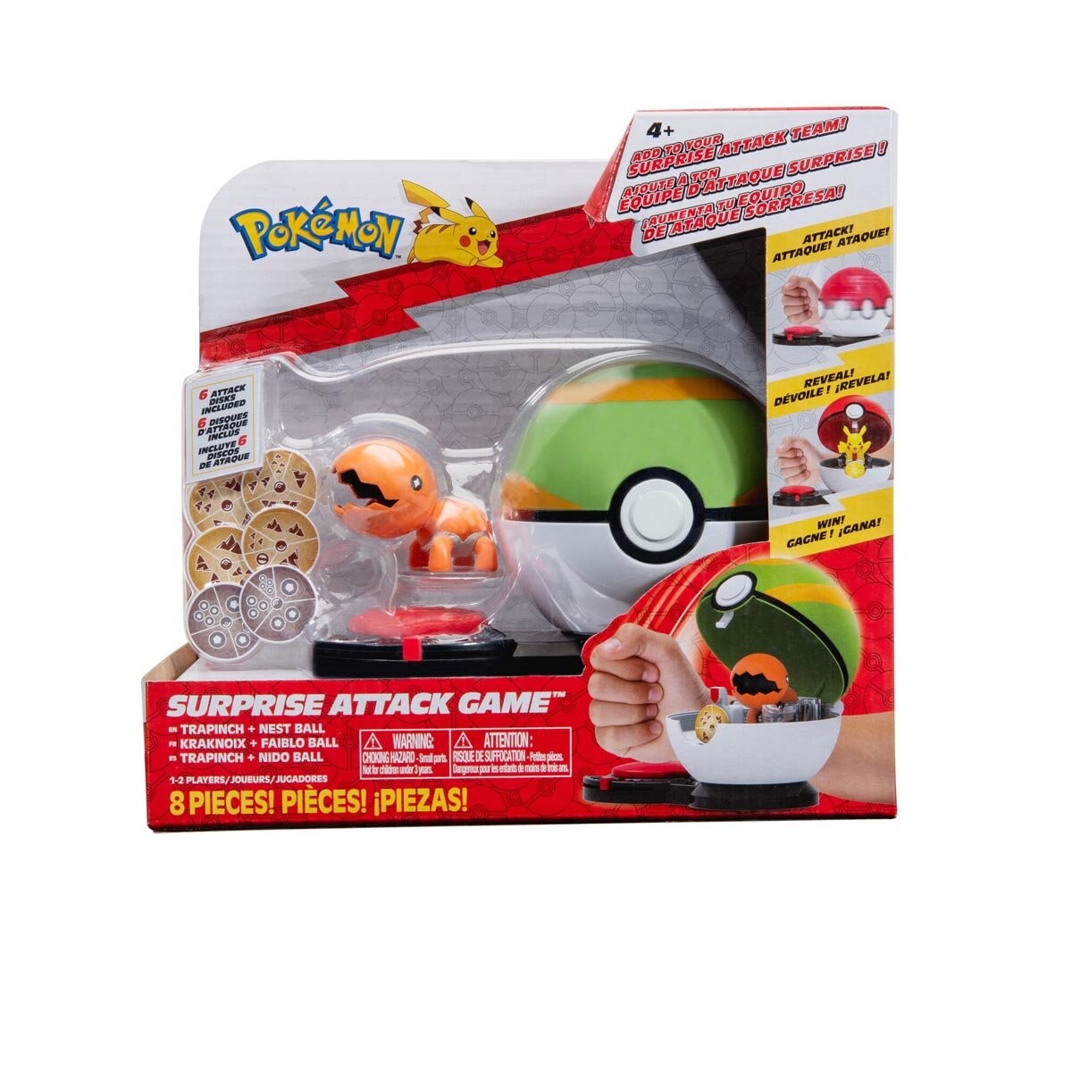 Игра Jas Pokemon Surprise Attack Trapinch W3 
Игра Jas Pokemon Surprise Attack Trapinch W3