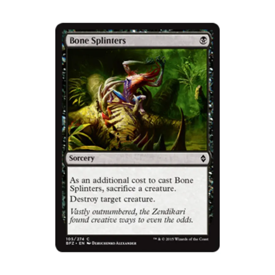 CCG Осколки костей (С) (Фольга), MTG - Battle for Zendikar
CCG Осколки костей (С) (Фольга), MTG - Battle for Zendikar