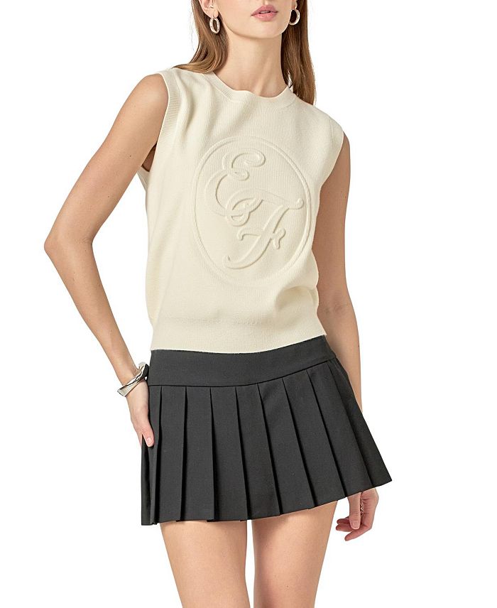 Женский вязаный жилет с логотипом Embo English Factory, слоновая кость/кремовый
Женский вязаный жилет с логотипом Embo English Factory, слоновая кость/кремовый