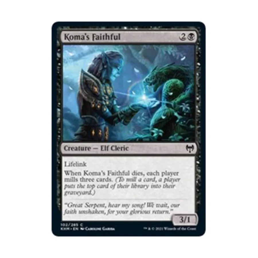 CCG Верные Коме (клавиша C), MTG - Kaldheim
CCG Верные Коме (клавиша C), MTG - Kaldheim