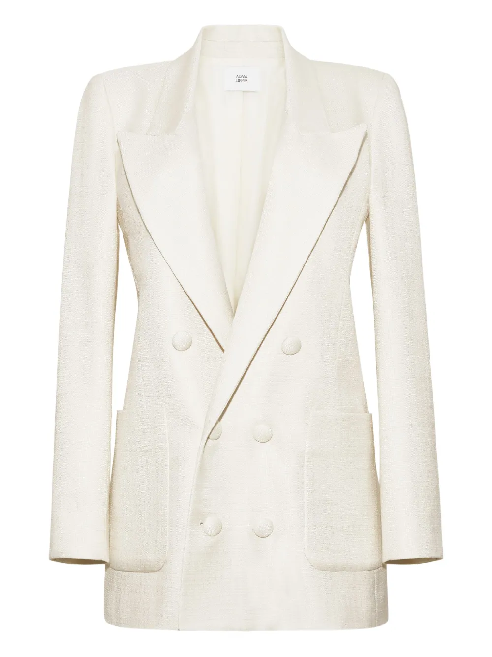 Двубортный пиджак Adam Lippes, белый
Двубортный пиджак Adam Lippes, белый
